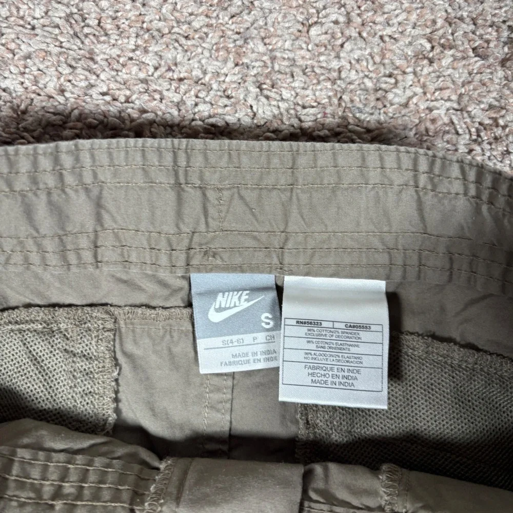 Nike‎ Mens Utility Shorts Olive Green Drawstring Cinch Hem 277453-900 Small